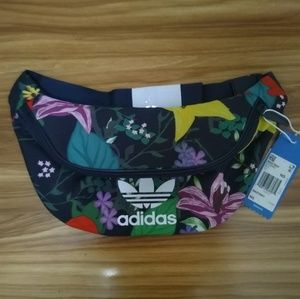 NWT Adidas Originals Floral Waist Fanny Pack